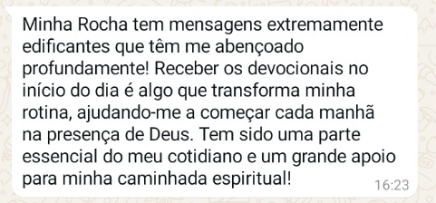 Depoimento de Isabelle no WhatsApp
